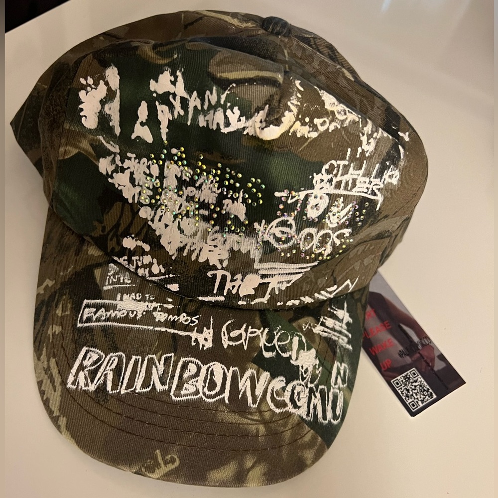 Paly Hollywood hand painted James Dean Death Cult trucker hat